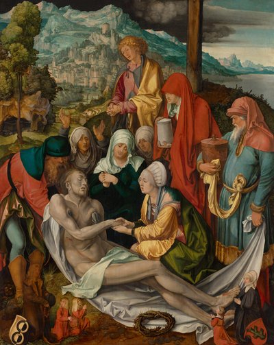 Kristi begravning (”Glimsche Beweinung”) av Albrecht Dürer