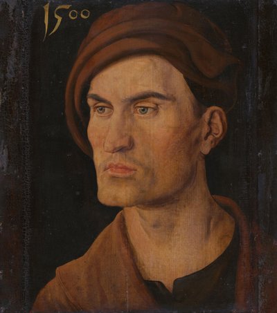 Porträtt av en ung man av Albrecht Dürer