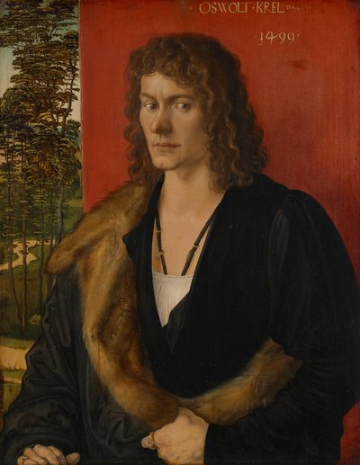 Bildtriptyk av Oswolt Krel, mittdelen: Oswolt Krel av Albrecht Dürer