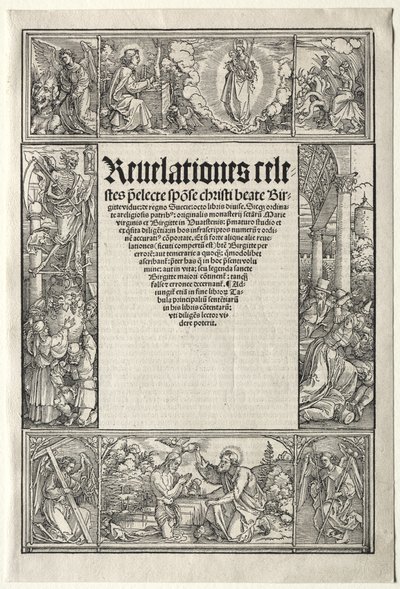 Gräns - med Kristi dop av Albrecht Dürer