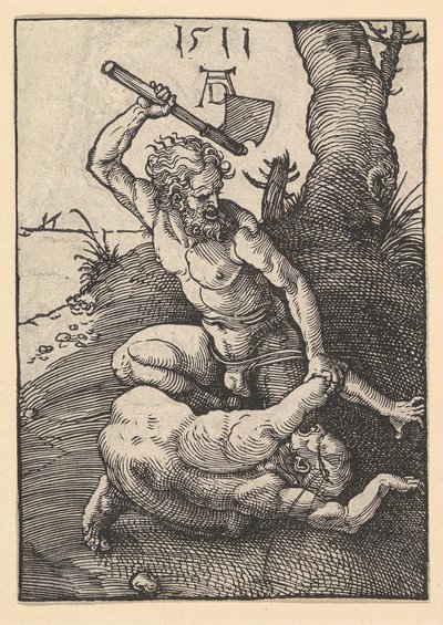 Kain dödade Abel, 1511. av Albrecht Dürer