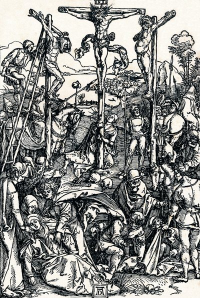 Golgata med de tre korsen, 1504 1906 av Albrecht Dürer