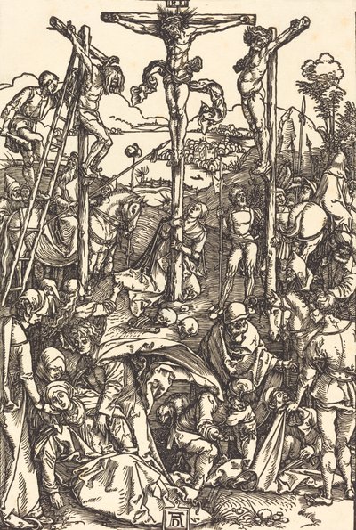 Golgata med de tre korsen, ca. 15041505. av Albrecht Dürer