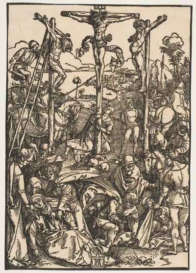Golgata med de tre korsen, ca. 1503. av Albrecht Dürer
