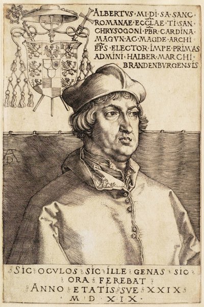 Kardinal Albrecht av Brandenburg (Den lille kardinalen) av Albrecht Dürer