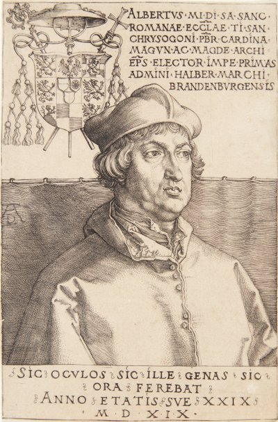 kardinal Albrecht av Brandenburg; eller Den lilla kardinal av Albrecht Dürer
