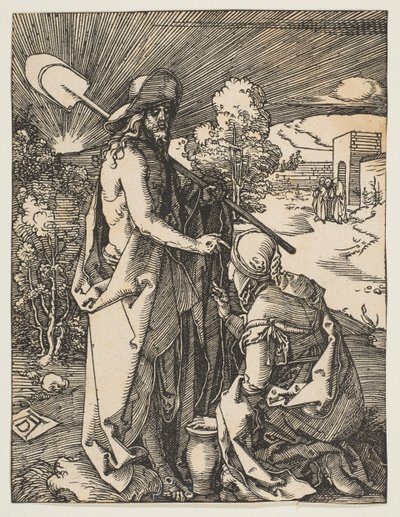 Kristus visar sig för Maria Magdalena, från Den lilla passionen, ca. 1510. av Albrecht Dürer