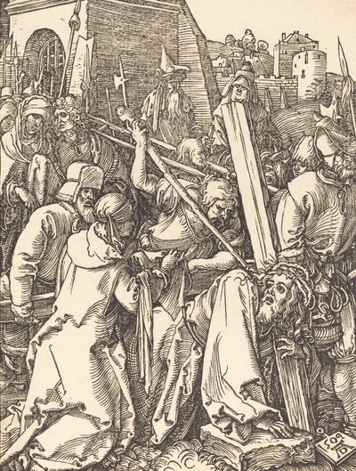 Kristus bär korset, 1509. av Albrecht Dürer