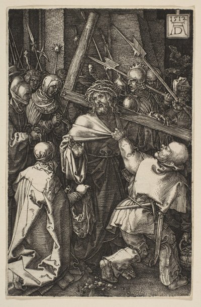 Kristus bär korset, från The Passion, 1512. av Albrecht Dürer
