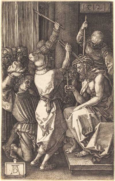 Kristus krönt med törnar av Albrecht Dürer