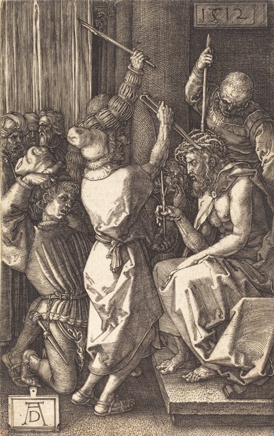 Kristus krönt med törnar, 1512. av Albrecht Dürer