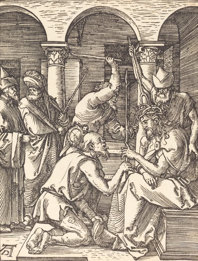 Kristus krönt med törnar, troligen ca. 15091510. av Albrecht Dürer