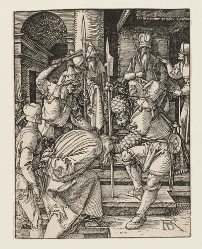 Kristus förs inför översteprästen av Albrecht Dürer