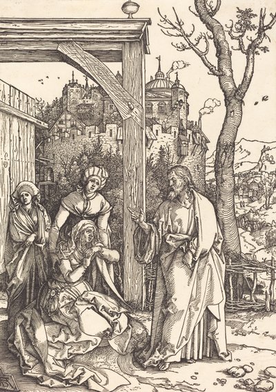 Kristus tar ledigt från sin mor, ca. 15041505. av Albrecht Dürer