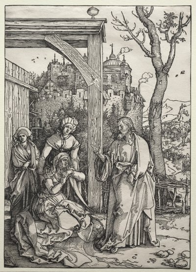 Kristus tar avsked av sin mor av Albrecht Dürer