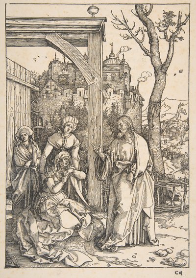 Kristus tar farväl av sin mor, ur ”Jungfru Marias liv” av Albrecht Dürer
