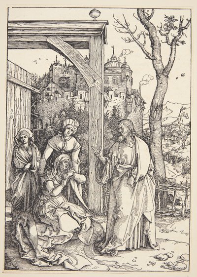 Kristus tar avsked av sin mor av Albrecht Dürer