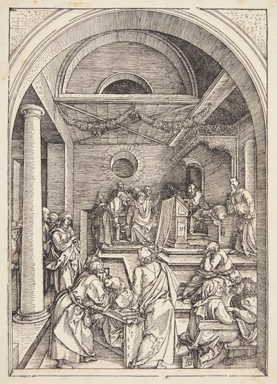 Kristus bland läkarna av Albrecht Dürer