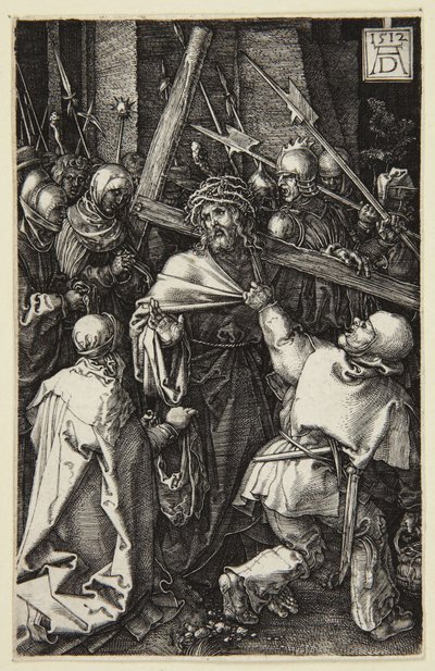 Kristus bär korset (serien Den graverade passionen) av Albrecht Dürer