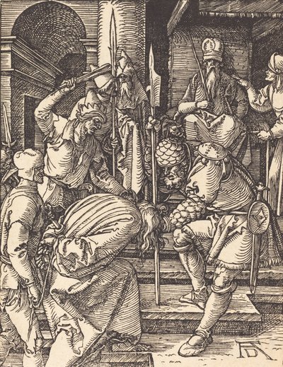 Kristus före Annas, troligen ca. 15091510. av Albrecht Dürer