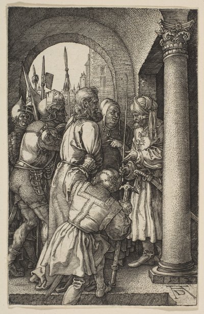 Kristus inför Pilatus, ur ”The Passion” av Albrecht Dürer