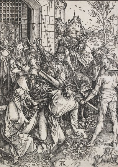 Kristus bär korset, 1498-1499 av Albrecht Dürer