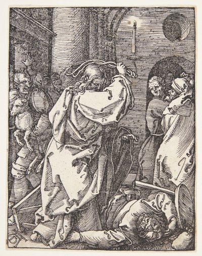 Kristus utvisar penninglånarna från templet av Albrecht Dürer