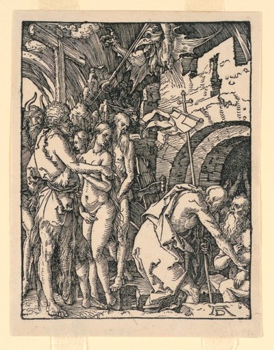 Kristus i limbo (Harrowing of Hell), från The Little Passion-serien av Albrecht Dürer