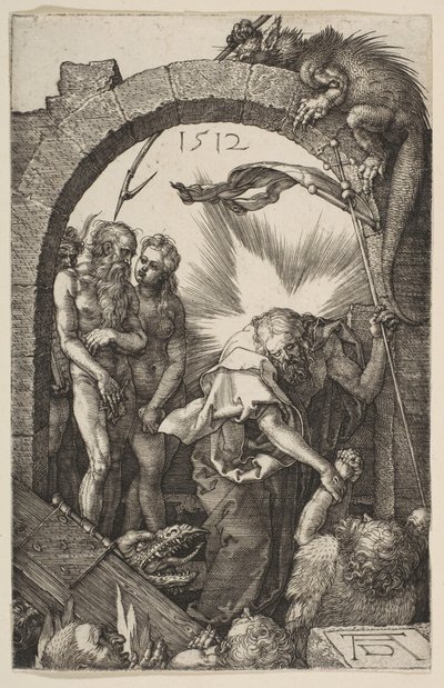 Kristus i limbo, från The Passion, 1512. av Albrecht Dürer