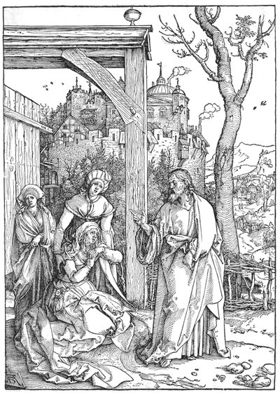Kristus tar avsked av sin mor av Albrecht Dürer