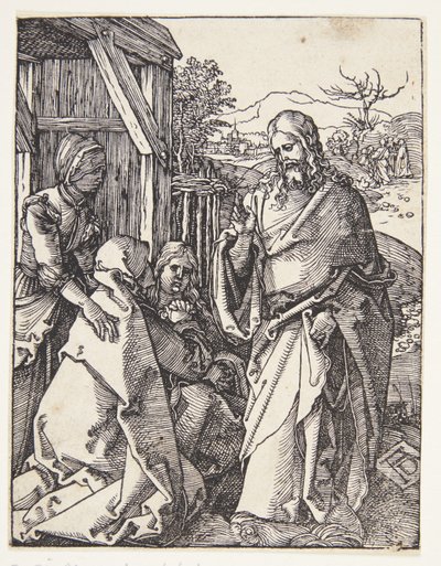 Kristus tar avsked med sin mor av Albrecht Dürer