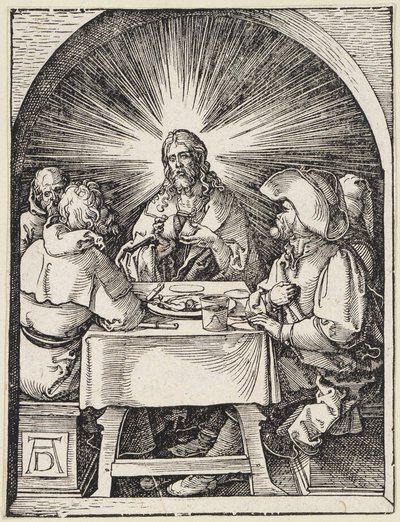 Kristus i Emmaus av Albrecht Dürer
