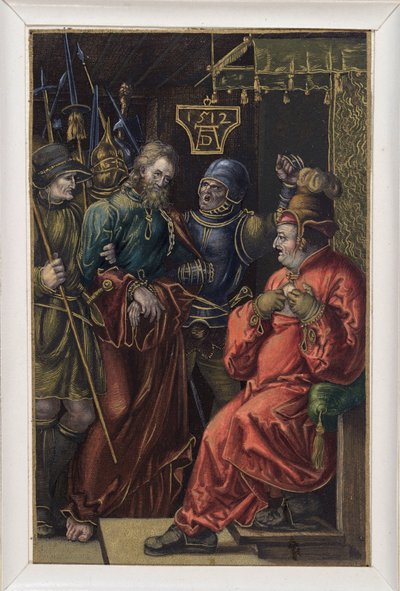 Kristus inför Kaifas av Albrecht Dürer