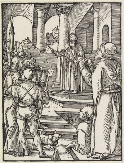 Kristus inför Pilatus av Albrecht Dürer
