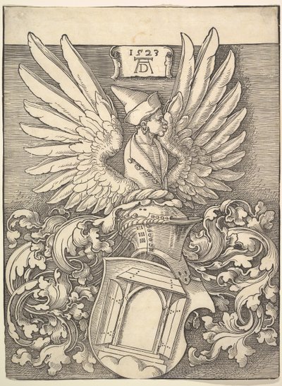 Albrecht Dürers vapensköld, 1523. av Albrecht Dürer
