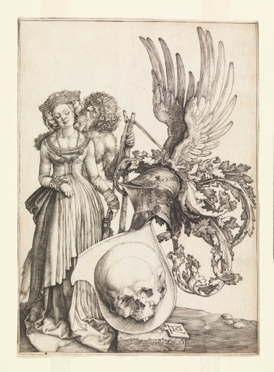 Vanitas vapensköld av Albrecht Dürer
