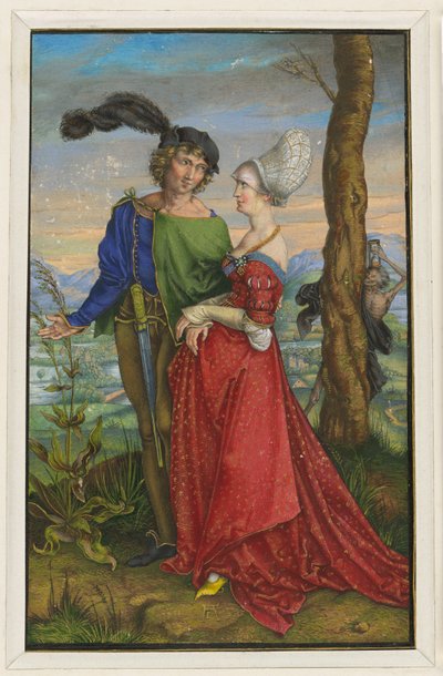 Kärleksparet och döden av Albrecht Dürer