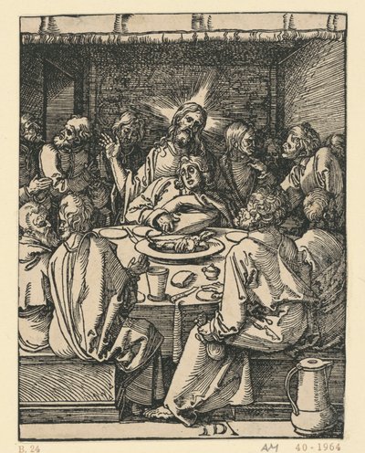 Nattvarden (Lilla passionssviten) av Albrecht Dürer