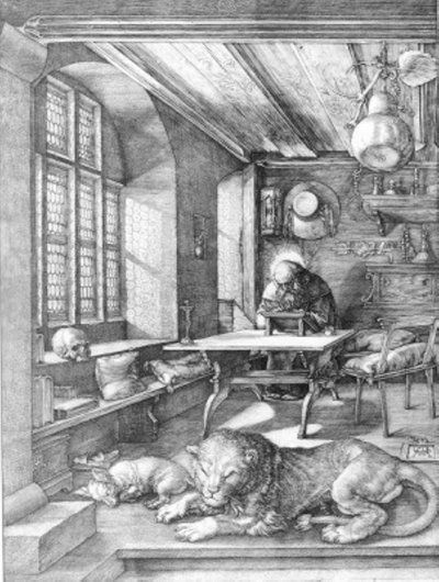 Den helige Hieronymus i sin cell av Albrecht Dürer
