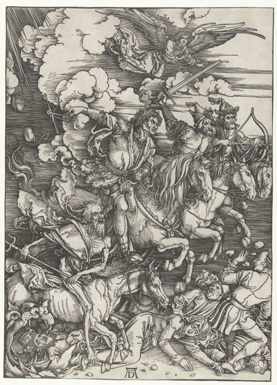 Apokalypsens fyra ryttare av Albrecht Dürer