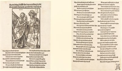 Döden och Lansquenet av Albrecht Dürer