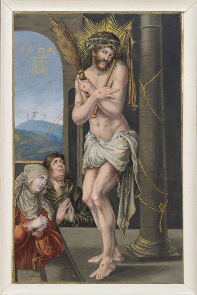 Den lidande mannen vid piskstolpen av Albrecht Dürer