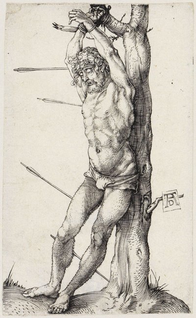 Den helige Sebastian vid trädet av Albrecht Dürer