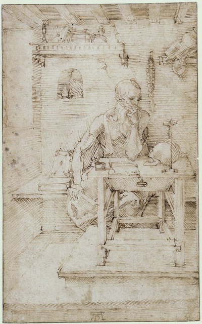 Den helige Hieronymus av Albrecht Dürer