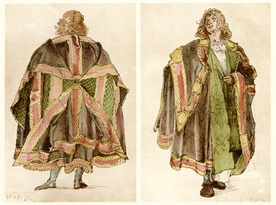 Design av kejserliga hovkostymer av Albrecht Dürer