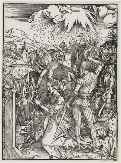 Halshuggningen av den heliga Katarina av Albrecht Dürer