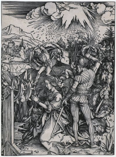 Heliga Katarinas plågor av Albrecht Dürer