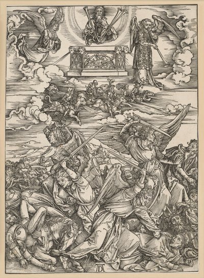 De fyra hämndänglarna (Uppenbarelseboken) av Albrecht Dürer
