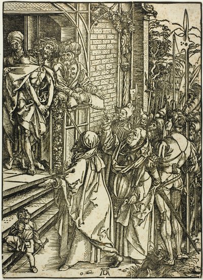 Ecce Homo - Presentationen av Kristus, från The Large Passion av Albrecht Dürer