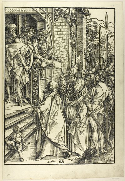 Ecce Homo - Presentationen av Kristus, från The Large Passion av Albrecht Dürer